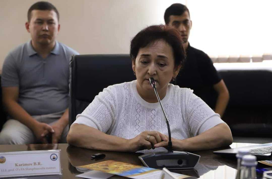 Senior Researcher of the Center, Professor G. Ismatullaevna took part in the scientific conference