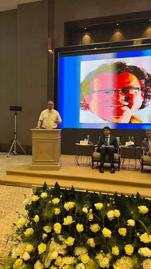 On July 26, 2022, the Head of the Department of the Center Professor Mirzokhid Rakhimov participated in the Tashkent International Conference