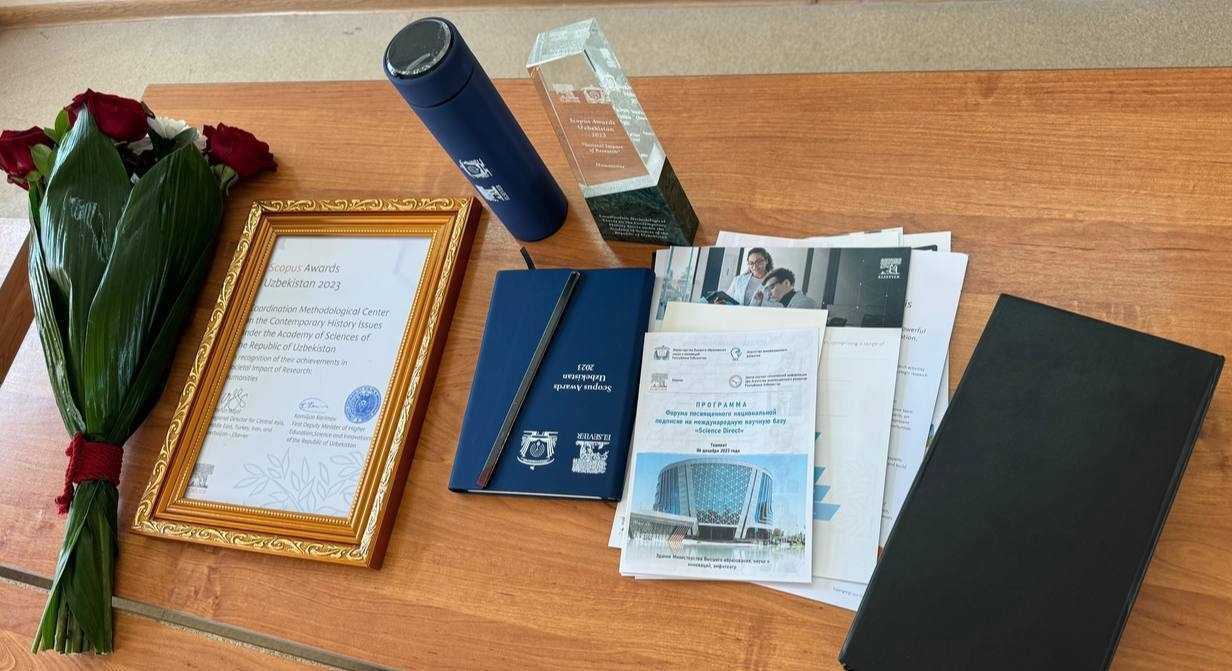 Oʻzbekistonning eng yangi tarixi masalalari boʻyicha Muvofiqlashtiruvchi-metodik markazi (Gumanitar fanlar) yo‘nalishida taqdirlandi