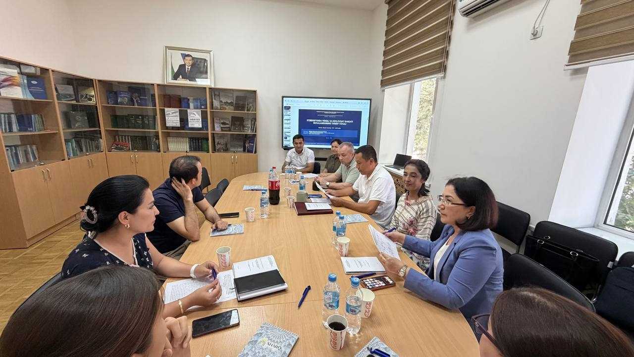 Markazda PhD dissertatsiyasi muhokamasi bo‘lib o‘tdi